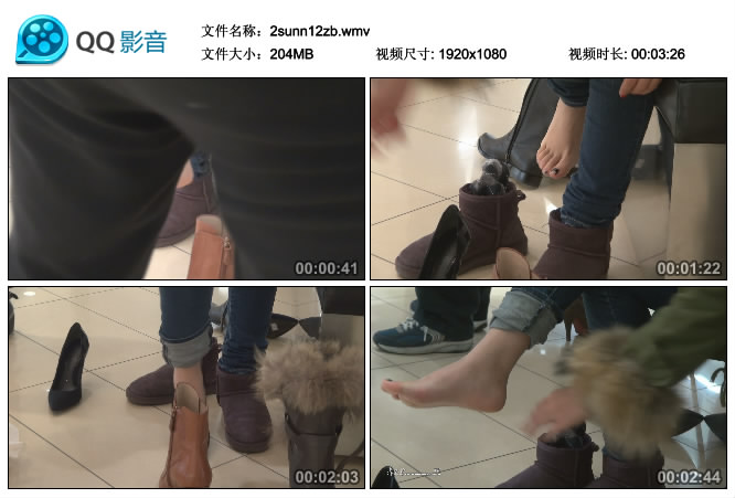 [赤足者]  除了给你看雪白的靴中裸足，还给你听甜美的女孩原声 [WMV-204MB]