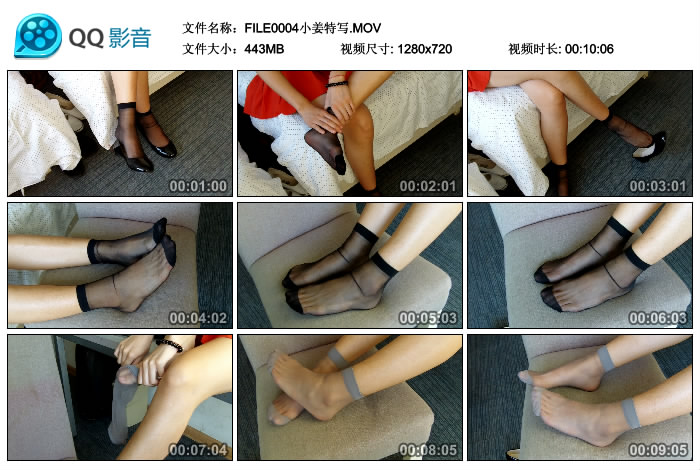 [赤足者] FILE0004 小姜 超美玉足 细长 青筋 [MOV-443MB]