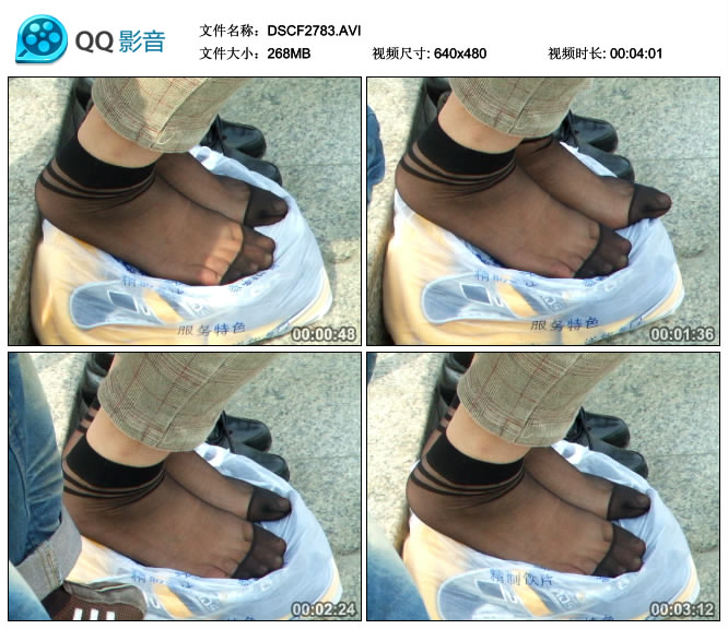 [赤足者] 细长的少妇黑丝展示 [AVI-268MB]