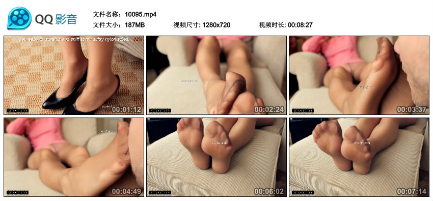 [丝足会]原味视频 NO.095 脚部的玲珑曲线诱人，让人看了赏心悦目