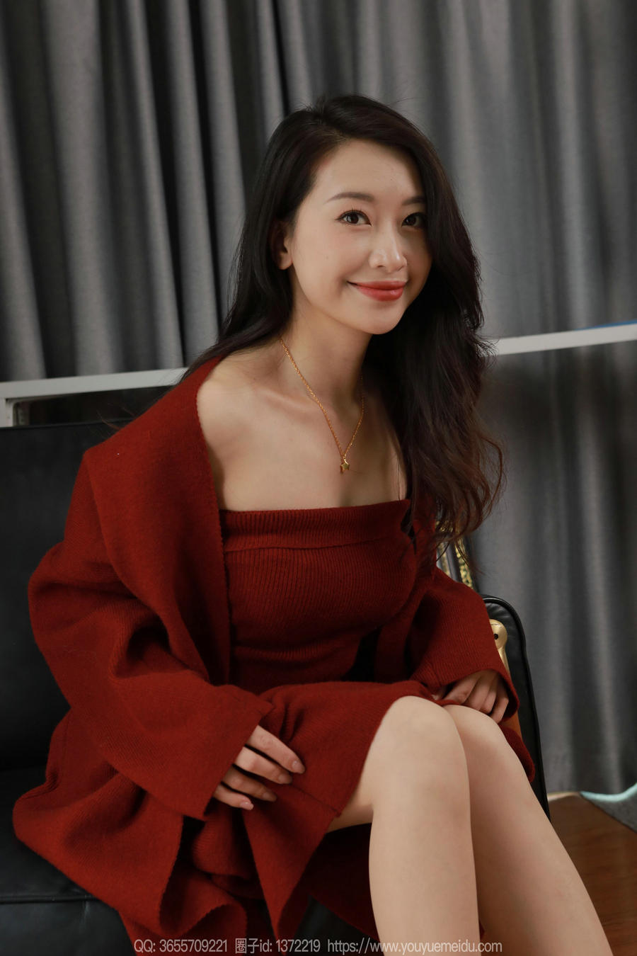 IESS异思趣向 - 模特：小婕《红色针织裙（下）》[83P-77MB]