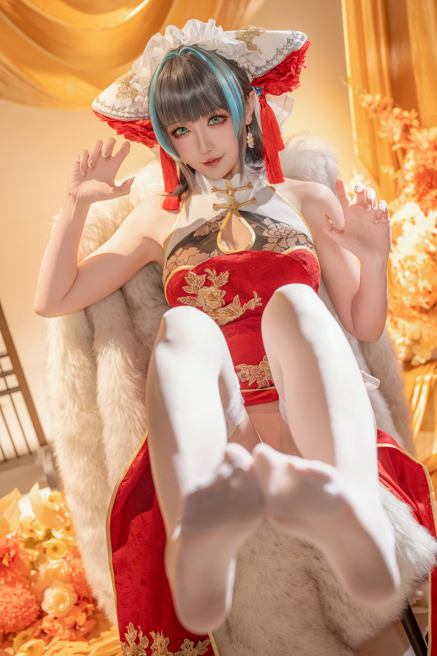 Coser小姐姐星之迟迟 - 碧蓝航线 柴郡 [50P1V-986MB]