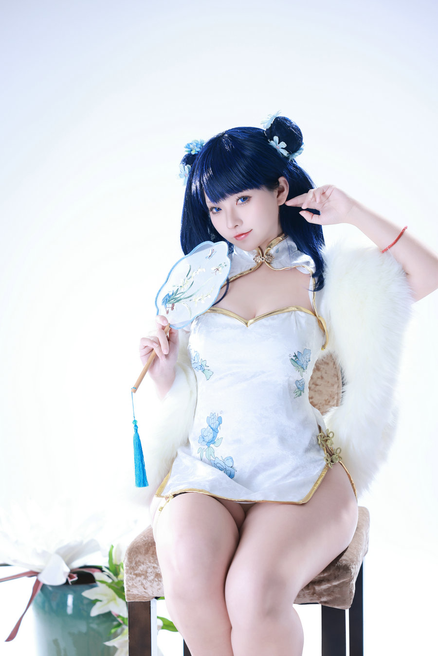 动漫博主G44不会受伤 - 宝多六花旗袍 [34P-384MB]