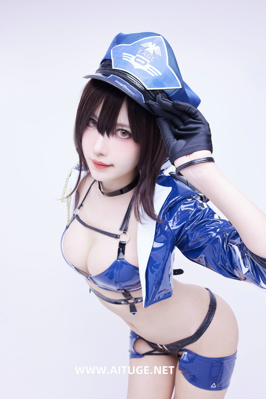 Shika小鹿鹿 - 碧蓝航线 巴尔的摩赛车服 [9P-48MB]