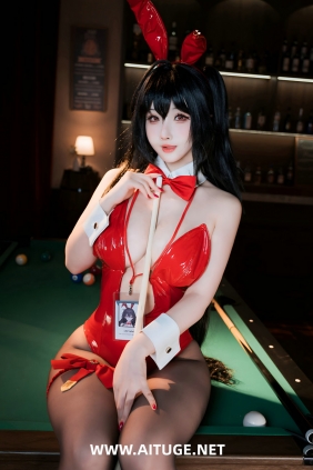 COS福利rioko凉凉子 - 碧蓝航线 大凤 桌球兔女郎 [50P7V-758MB]