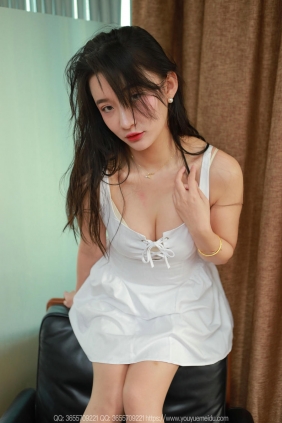 IESS异思趣向 - 模特：秋秋《低胸白色裙（下）》[82P-78MB]
